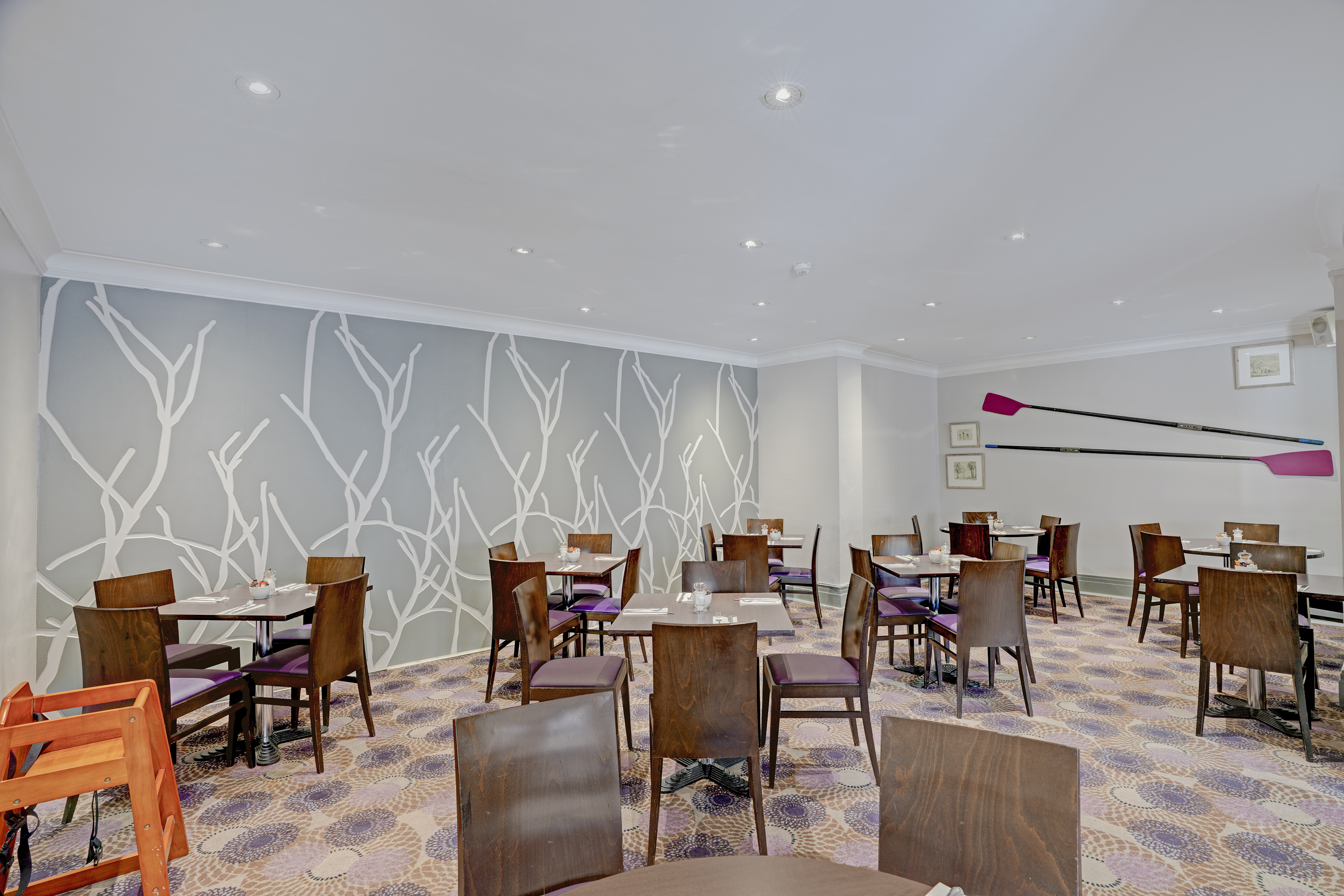 Riverside Restaurant Dining Setup